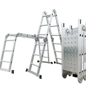 Hliníkové štafle G21 GA-SZ-4x3-3,7M multifunkční + podlážka