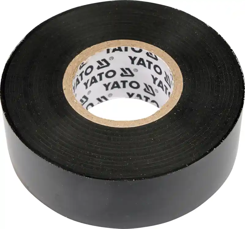 Elektroizolační páska 25 mm × 20 m × 0,19 mm, černá YT-8174 YATO