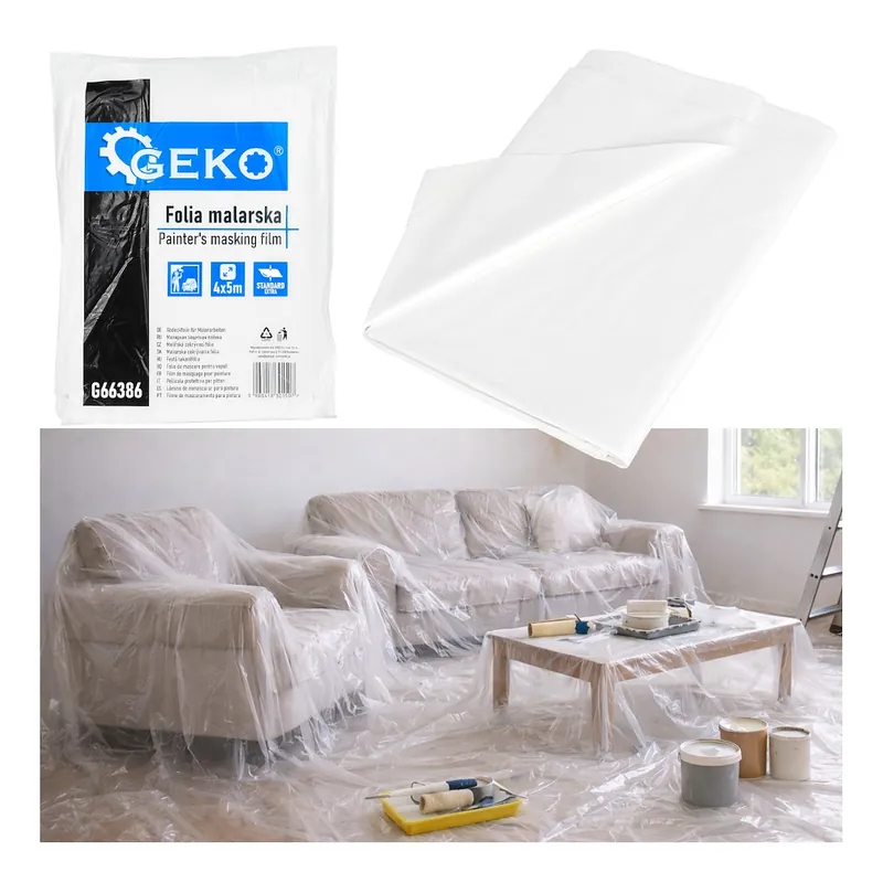 Malířská fólie 4×5 m /standard-extra G66386 GEKO