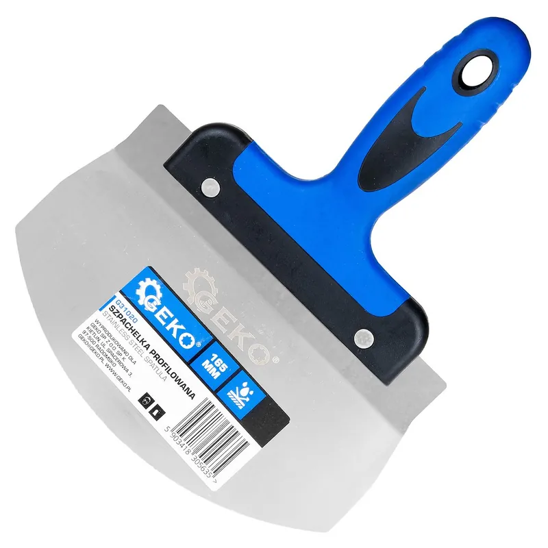 Nerezová profilovaná stěrka 165 mm na stěrkové hmoty a tmely G31020 GEKO