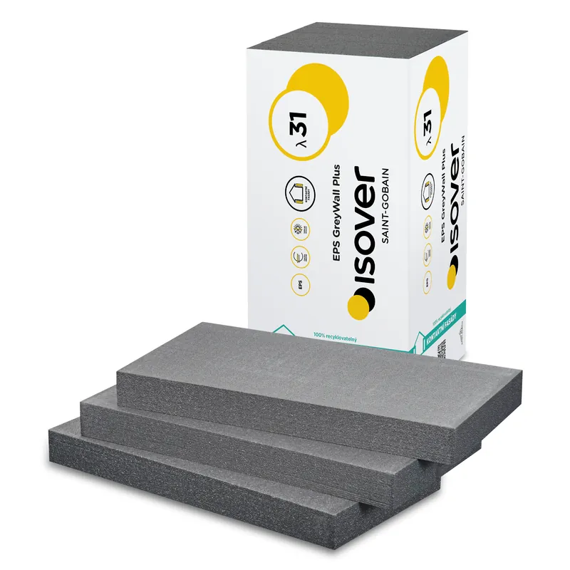 Tepelná izolace Isover EPS GreyWall Plus 160 mm (1,5 m2/bal.)