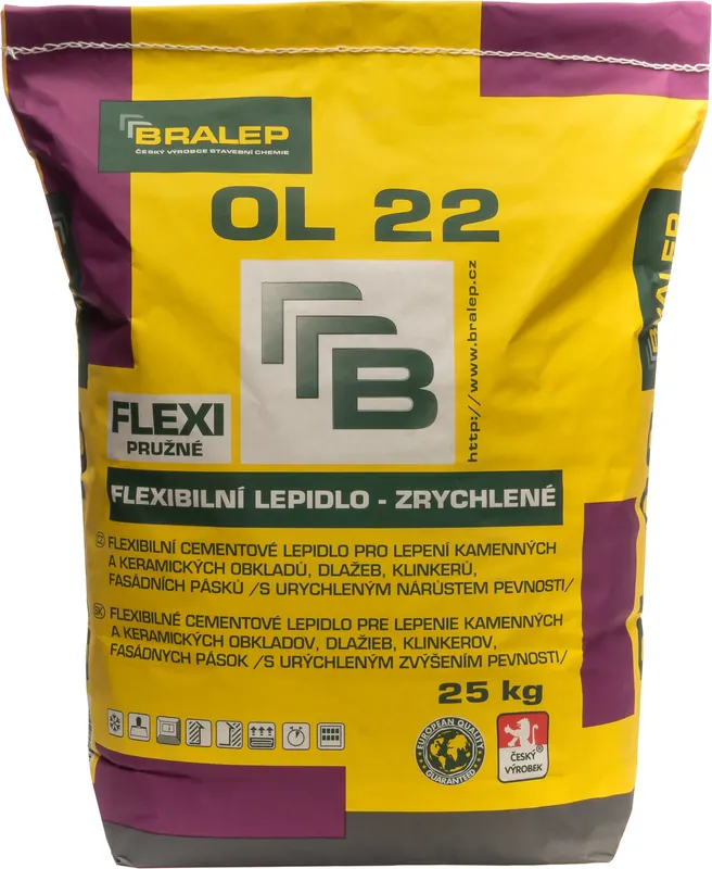 Lepidlo flexibilní C2TE S1 Bralep OL 22 25 kg