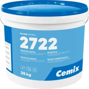 Omítka silikátová Cemix 2722 rýhovaná 2 mm 25 kg