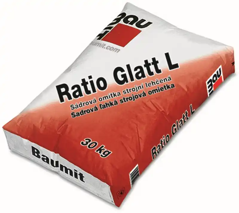 Omítka sádrová Baumit Ratio Glatt L hlazená 1 mm 30 kg