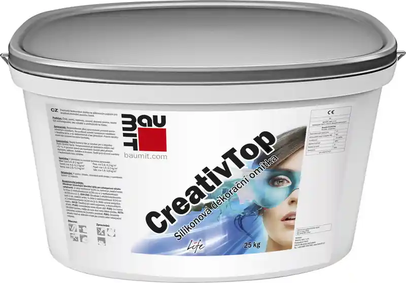 Omítka dekorativní Baumit CreativTop Silk 0,2 mm 25 kg