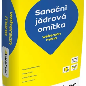 Omítka sanační webersan mono 20 kg
