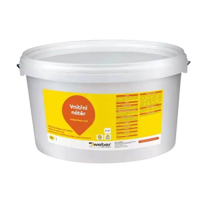 Nátěr vnitřní weberdeco mal OU2G 15 kg