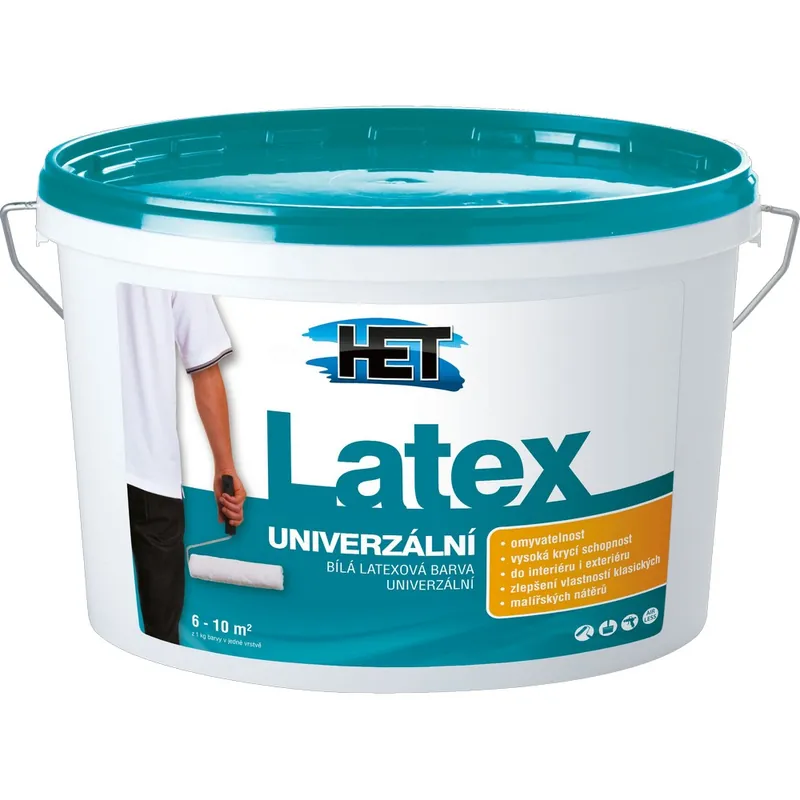 Barva latexová HET Latex univerzální bílý 15 kg