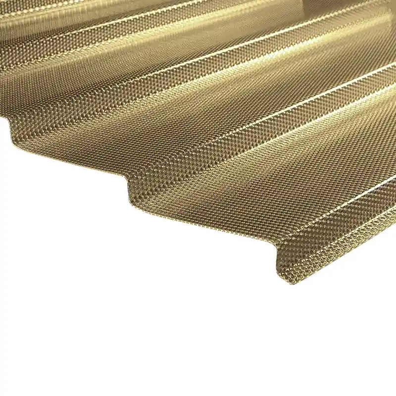 Deska polykarbonátová profilovaná MARLON CSE Diamond Z-TOP 2UV bronz 2,8×954×6 000 mm