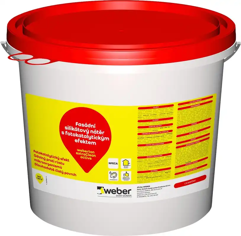 Barva fasádní weberton extraClean active HN5A 5 kg