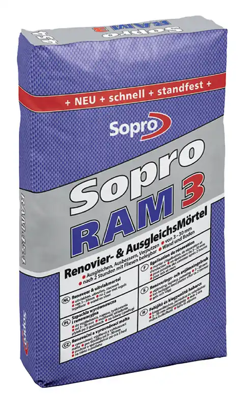 Hmota stěrková Sopro RAM 3 25 kg