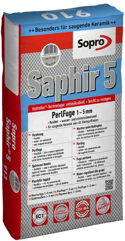 Hmota spárovací Sopro Saphir 5 světle béžová 5 kg
