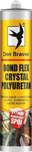 Tmel polyuretanový Den Braven BOND FLEX CRYSTAL 300 ml