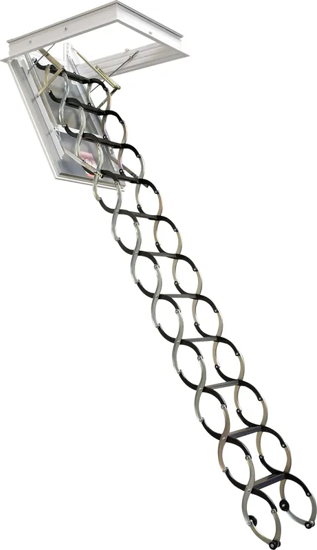 Schody půdní protipožární JAP LUSSO PP 120×70 cm (2,2–3,2 m)