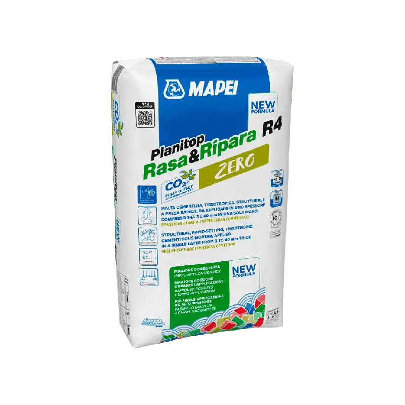 Malta vyztužená vlákny Mapei Planitop Rasa & Ripara R4 zero 25 kg