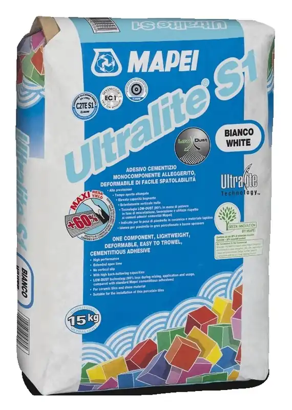 Lepidlo cementové Mapei Ultralite S1 šedé 15 kg