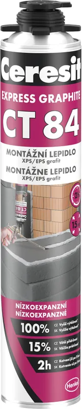 Lepidlo polyuretanové Ceresit CT 84 Express GRAPHITE 850 ml