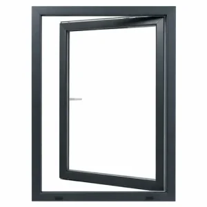 Okno plastové BRAVO OS1 RAL 7016/bílá levé 900×1 200 mm