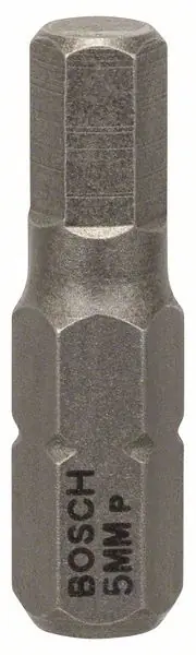 Bit šroubovací Bosch Extra-Hart HEX5 25 mm 3 ks