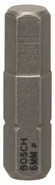 Bit šroubovací Bosch Extra-Hart HEX6 25 mm 3 ks