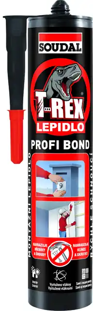 Lepidlo montážní Soudal T-REX PROFI BOND 380 g