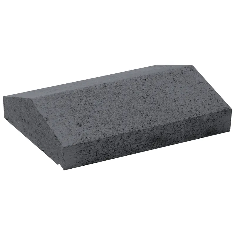 Deska zákrytová BEST III sedlová průběžná antracit 300×400×100 mm