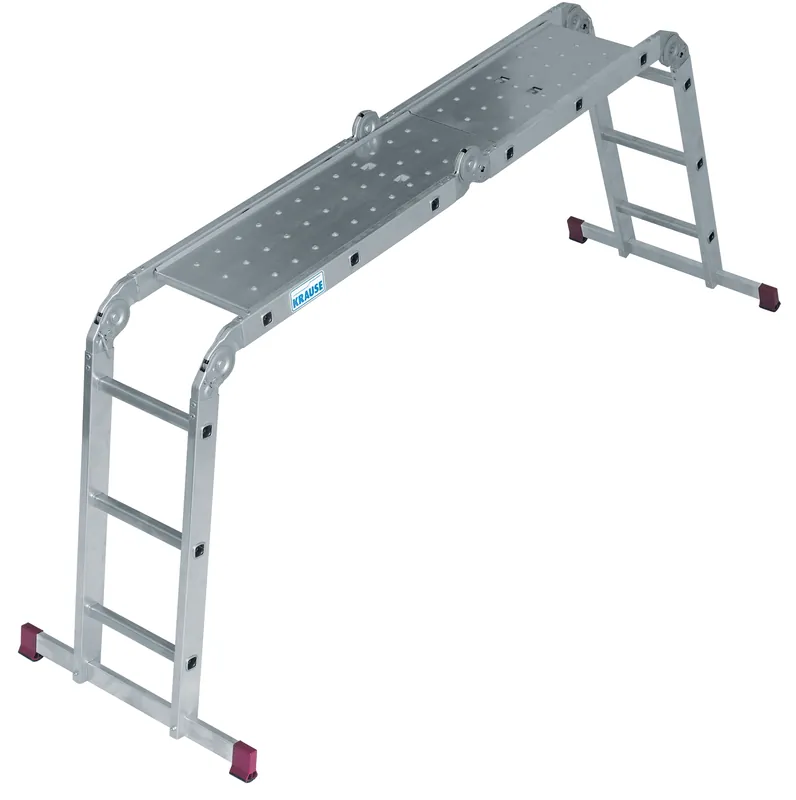 Žebřík kloubový s podlážkou Krause MultiMatic 4×3
