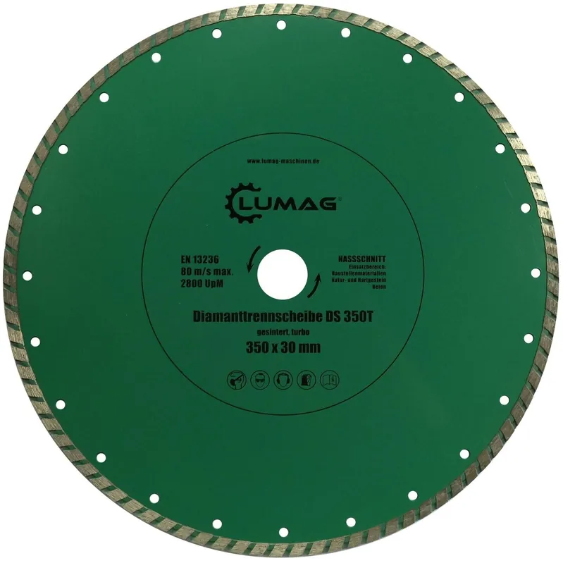 Kotouč řezný diamantový Lumag DS350T 350×30 mm
