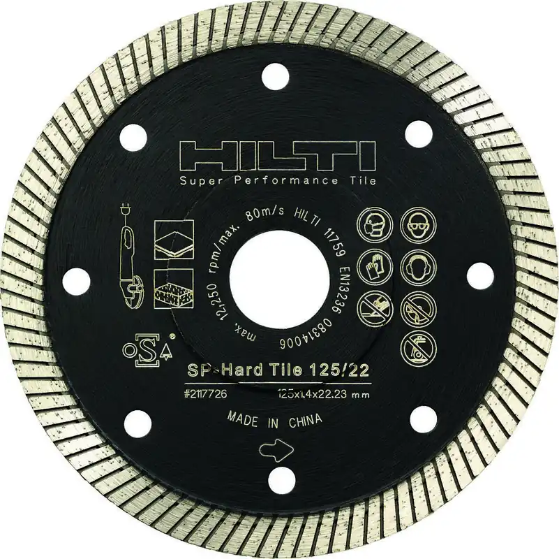 Kotouč DIA Hilti DC-D SPX Hard Tile 125×22,23×1,2×10 mm