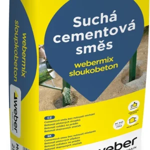 Směs suchá cementová webermix sloupkobeton 25 kg