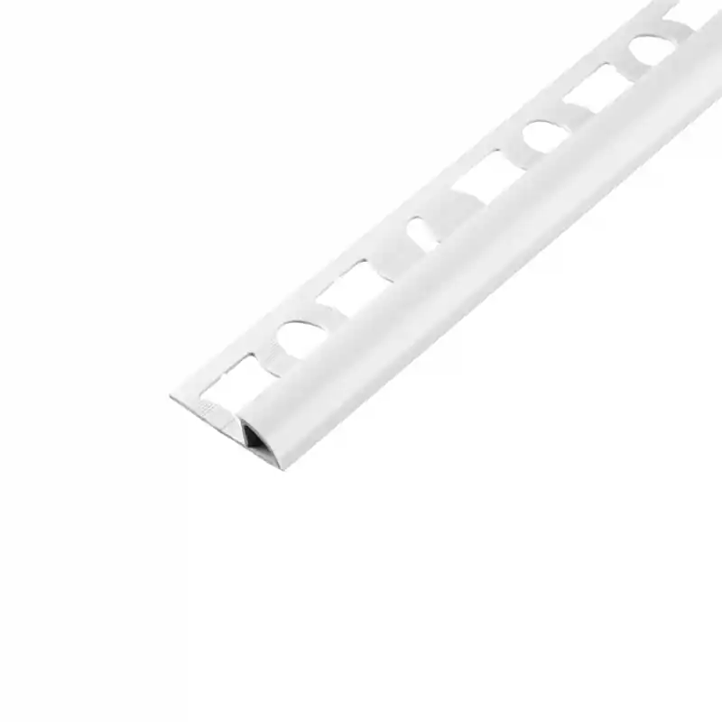 Lišta ukončovací obloučková Acara PVC bílá 6 mm