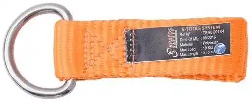 Popruh s D kroužkem Kratos Safety TS9000104 0,1 m