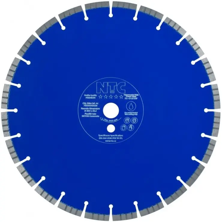 Kotouč řezný DIA NTC Beton Premium 350×25,4×2,3×10 mm