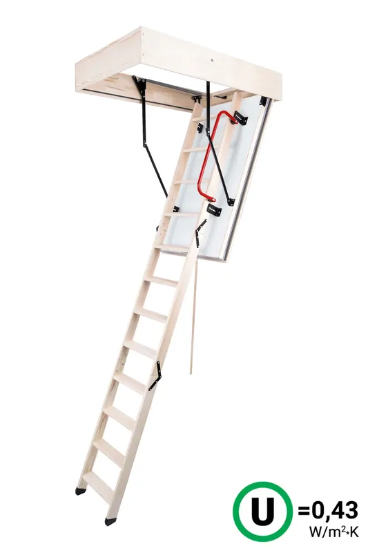 Schody půdní protipožární OMAN EI 45 Polar 120×70 cm (2,8 m)