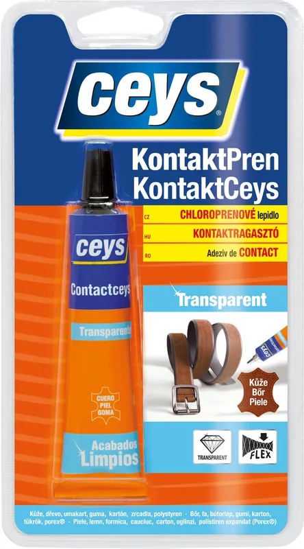 Lepidlo kontaktní Ceys KONTAKTPREN transparent 30 ml