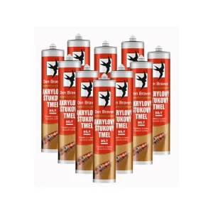 12x Akrylový štukový tmel 280 ml bílý AKCE