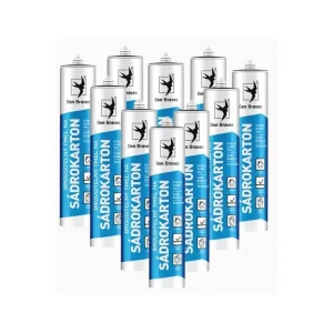 12x Brousitelný tmel na sádrokartony 280 ml bílý AKCE