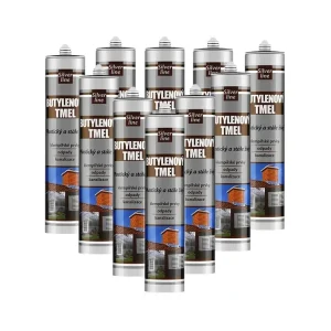 12x Butylenový tmel 280 ml šedý Silver Line AKCE