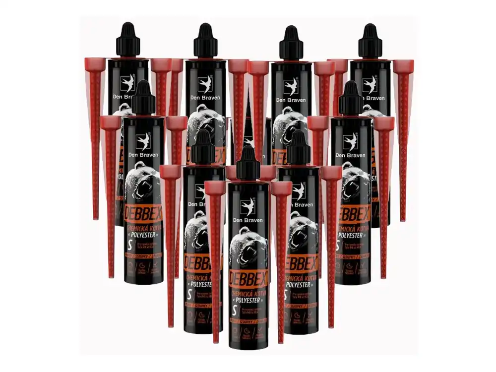 12x Chemická kotva POLYESTER S 300 ml se styrenem AKCE