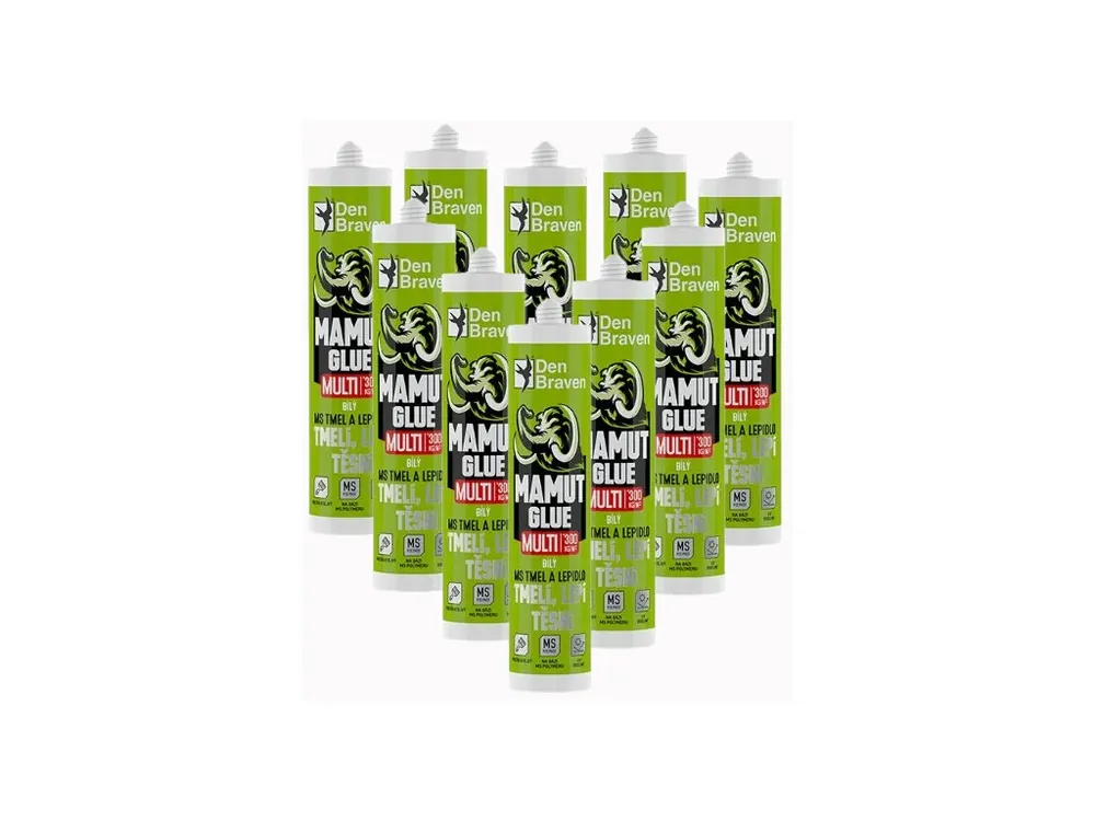 12x MAMUT GLUE Multi 290 ml bílá AKCE