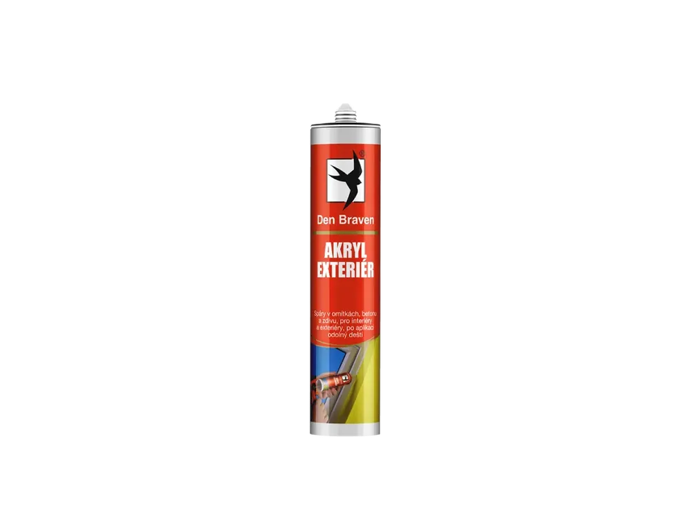 Akryl Exteriér přetíratelný 280 ml šedý