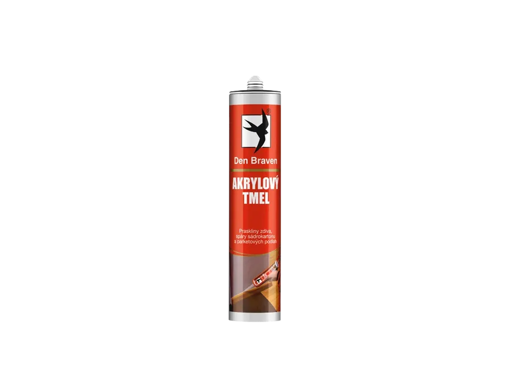 Akrylový tmel přetíratelný 280 ml černý
