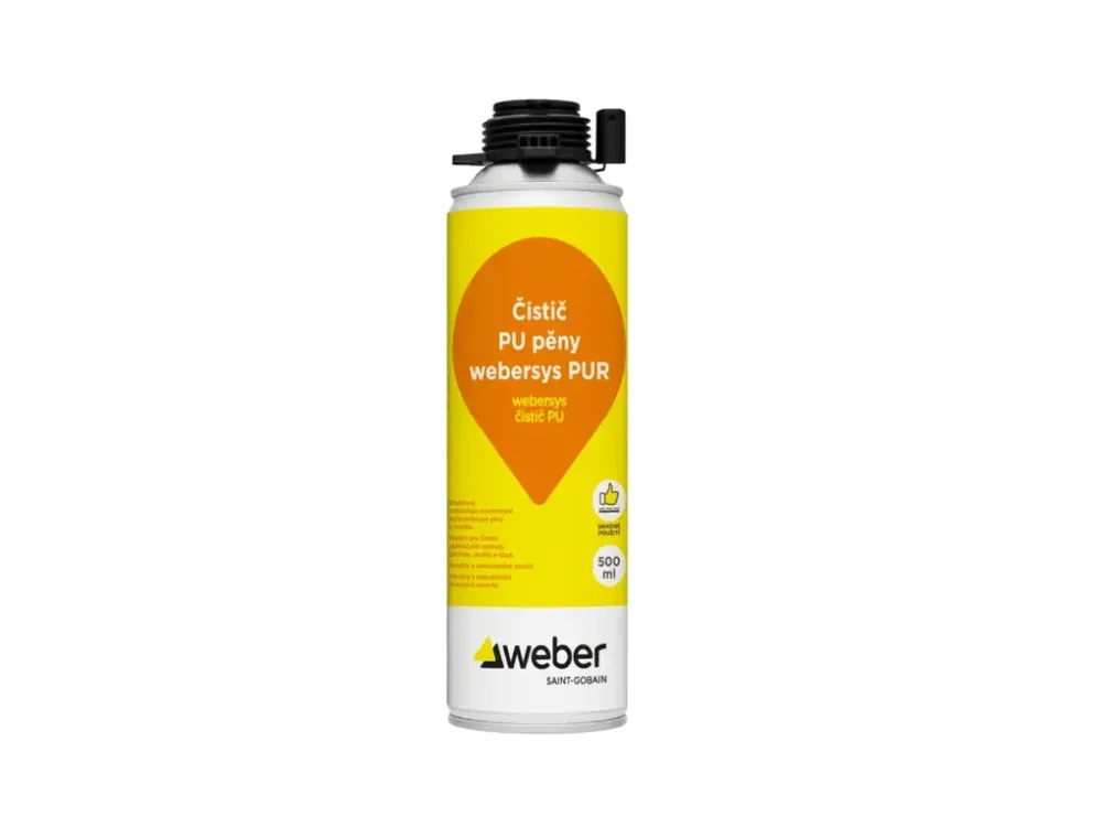 Čistič PU pěny webersys PUR 500 ml