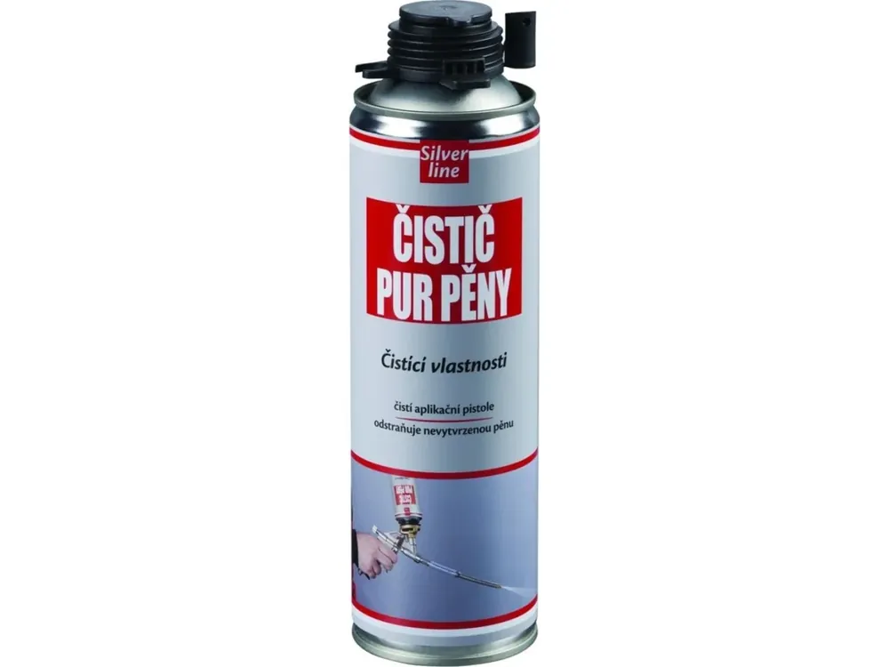Čistič PUR pěny 500 ml Silver Line
