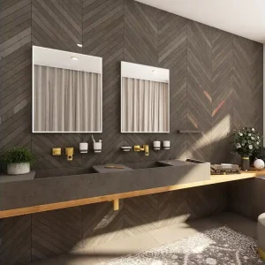 Nimco Černé LED zrcadlo 60 x 80 ZPC 13002-90