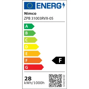 Nimco Bílé LED zrcadlo pr. 90, dotykový senzor ZPB 31003RVX-05