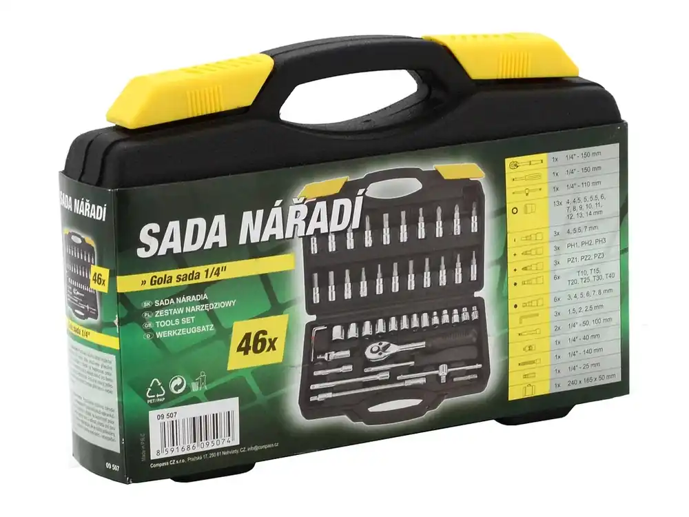 Gola sada Compass 1/4" 46ks 09507, 63603110