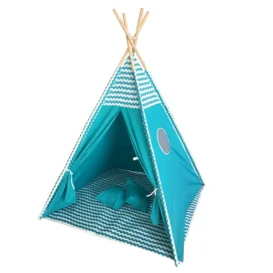 Hračka G21 stan Teepee Letní nebe, modré, 60026155