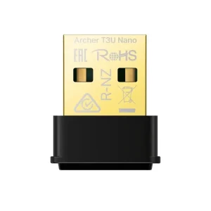 USB klient TP-Link Archer T3U Nano AC 1300 Dual Band Wireless 400Mbps 2,4GHz/ 867Mbps 5GHz, USB 2.0, 52055843